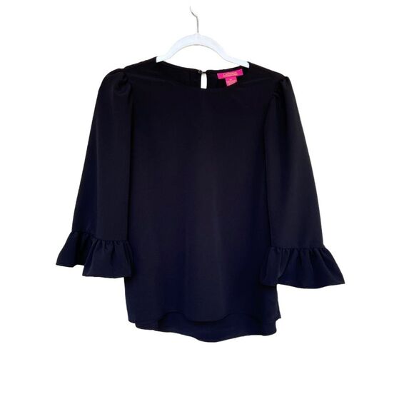 Catherine Malandrino Size XS Ruffle Bell Sleeve. B17 - Picture 1 of 5